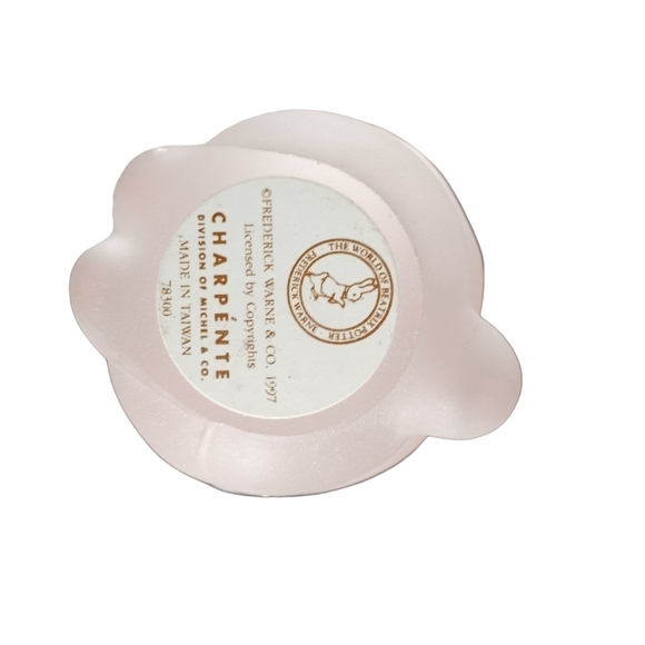 Charpente Peter Rabbit Frosted Glass Figurine Beatrix Potter 1997 - Picture 9 of 11